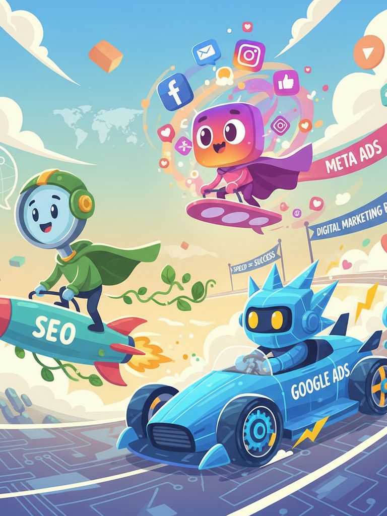 The Power Trio In Digital Marketing:Meta Ads ,SEO&Google Ads